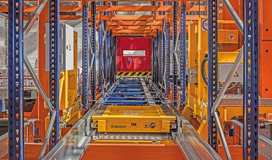 Automatické riešenie Pallet Shuttle