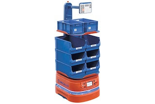 AMR 100 so stožiarom je ideálny pre kolaboratívne vychystávacie operácie