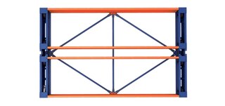 Vystuženie zosilňuje pozdĺžnu tuhosť mobilných základní regálov Movirack