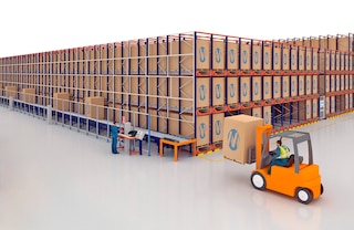 Systém Pallet Shuttle možno doplniť automatickými riešeniami, ako je napríklad systém paletových dopravníkov