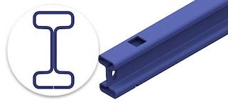 V systéme push-back umožňujú koľajnice pohyb vozíkov