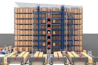 Systém Pallet Shuttle disponuje viacerými bezpečnostnými prvkami, ako napríklad prístupovými plošinami