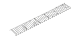 Valčeky umožňujú, aby sa palety hladko posúvali v spáde cez regály