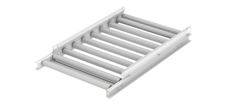 Paletové centralizátory zabraňujú vychýleniu paliet zo svojej dráhy